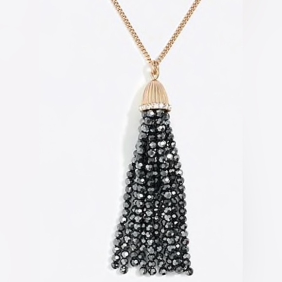 J Crew Sparkle Tassel Pendant Necklace - Picture 10 of 13